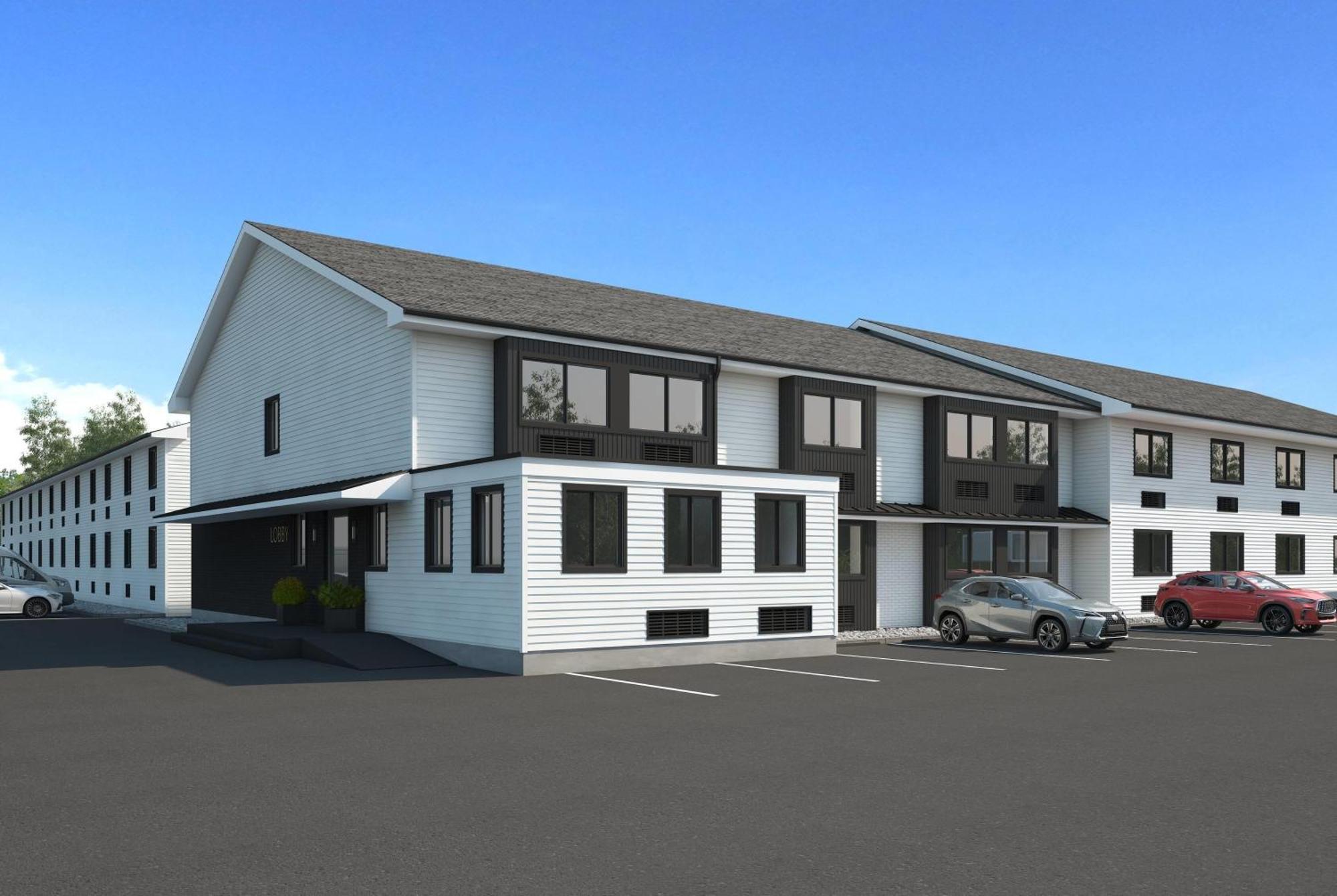 Hotel Super 8 By Wyndham Portland/Westbrook Area Exterior foto